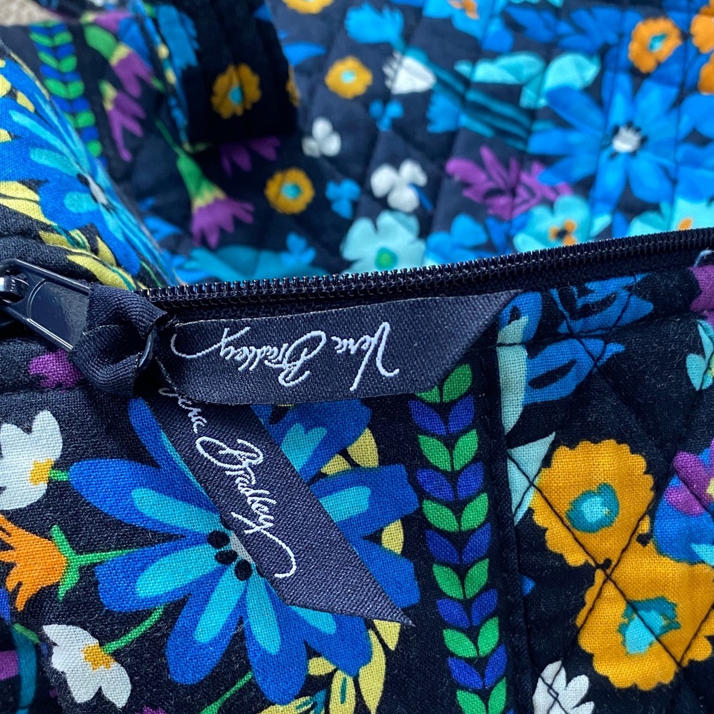 Vera Bradley Midnight Blues Travel Duffel Tote Bag - Picture 10 of 11